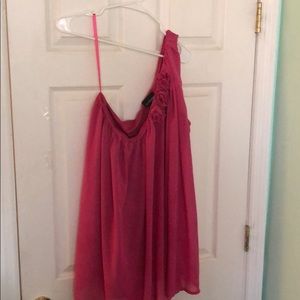 One Shoulder blouse.